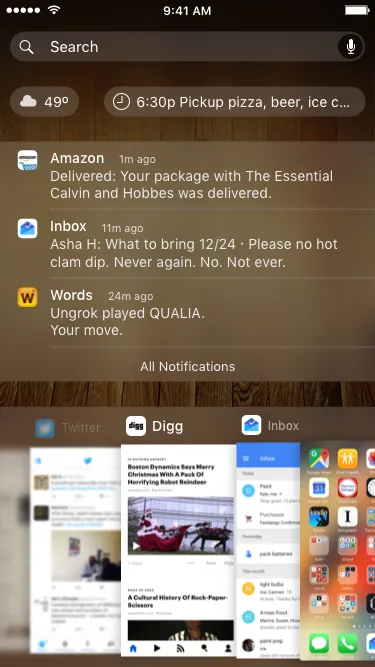 Evolving the iPhone Home screen